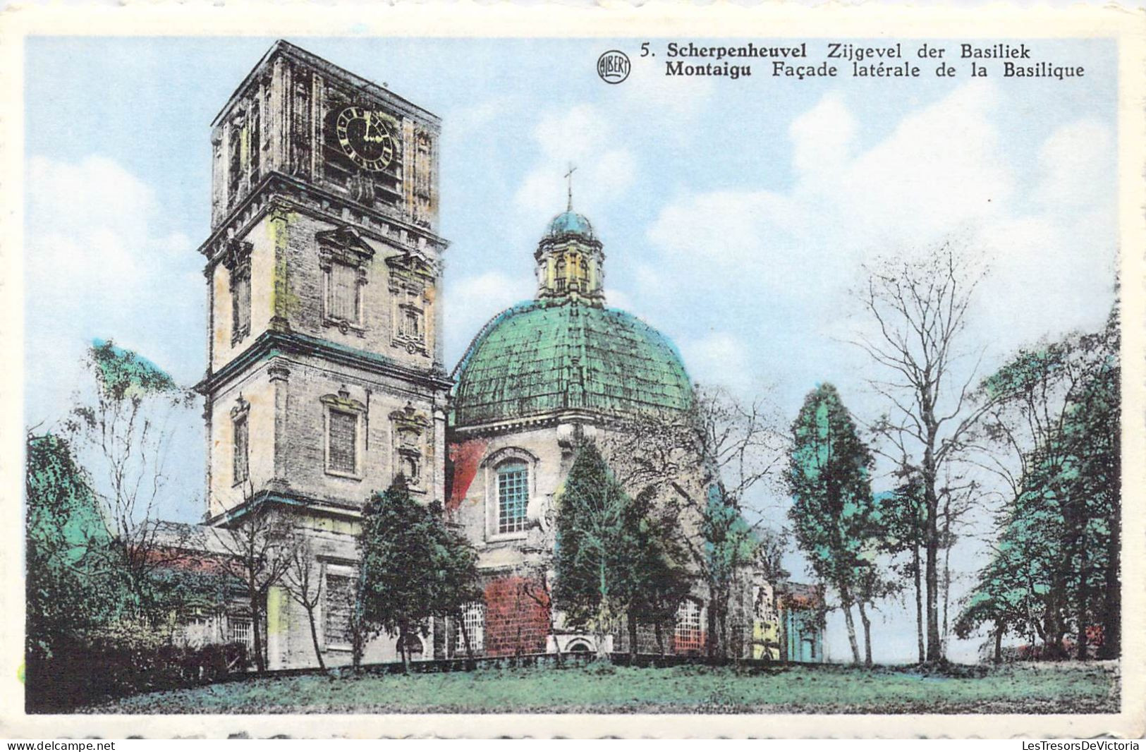BELGIQUE - Montaigu - Façade Latérale De La Basilique - Carte Postale Ancienne - Scherpenheuvel-Zichem