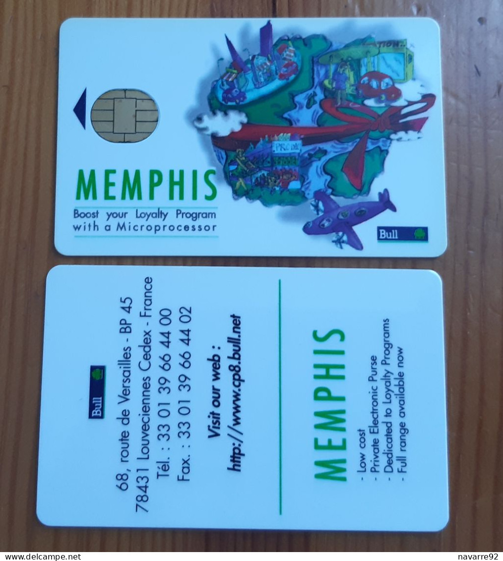 ANCIENNE CARTE A PUCE DEMONSTRATION BULL MEMPHIS !!! - Badge Di Eventi E Manifestazioni