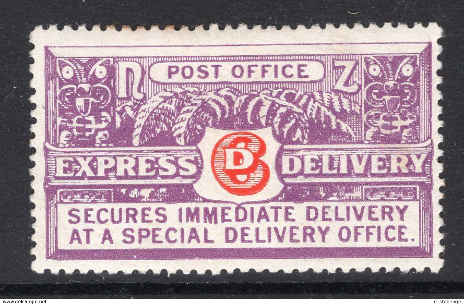 New Zealand 1926-36 Express Delivery - P.14 X 14½ - HM (SG E2) - Sellos De Urgencia