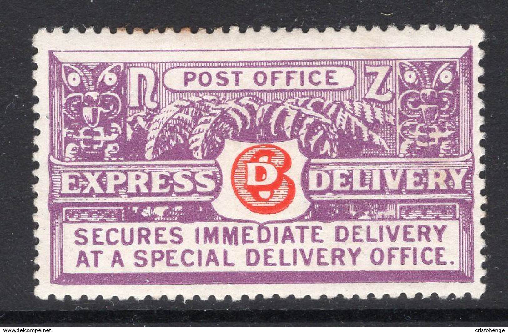 New Zealand 1926-36 Express Delivery - P.14 X 14½ - HM (SG E2) - Francobolli Per Espresso