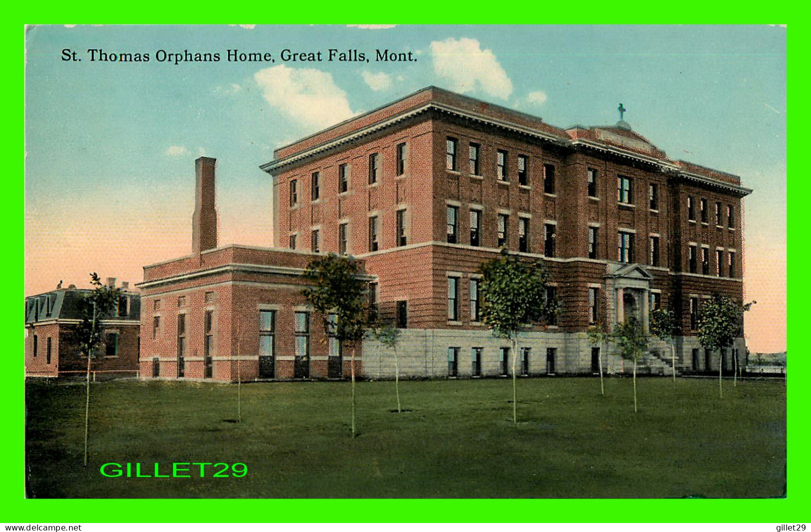 GREAT FALLS, MT - ST THOMAS ORPHANS HOME - WRITTEN - - Great Falls