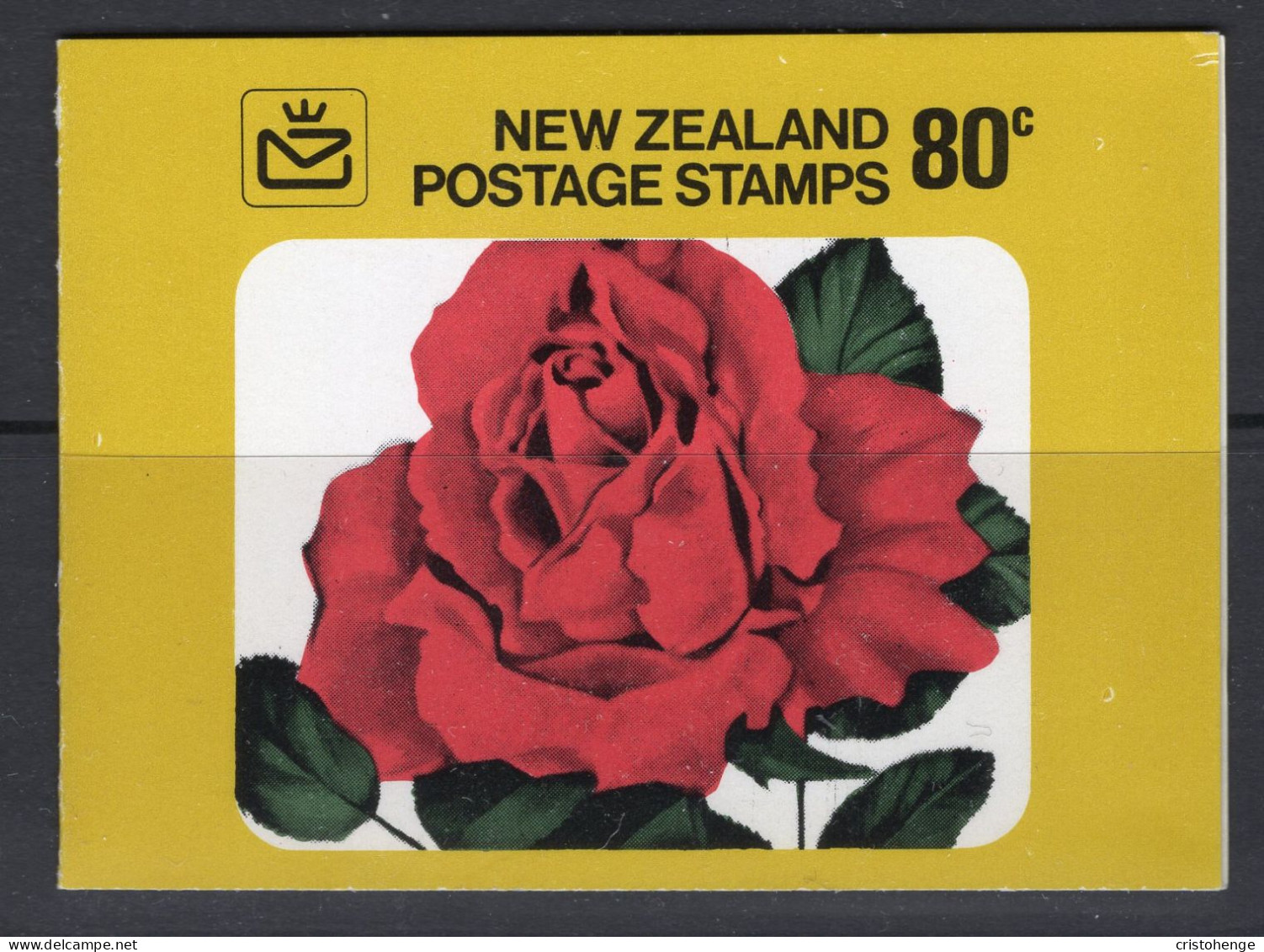 New Zealand 1977 Roses - 80c Booklet Complete (SG SB29) - Dienstmarken