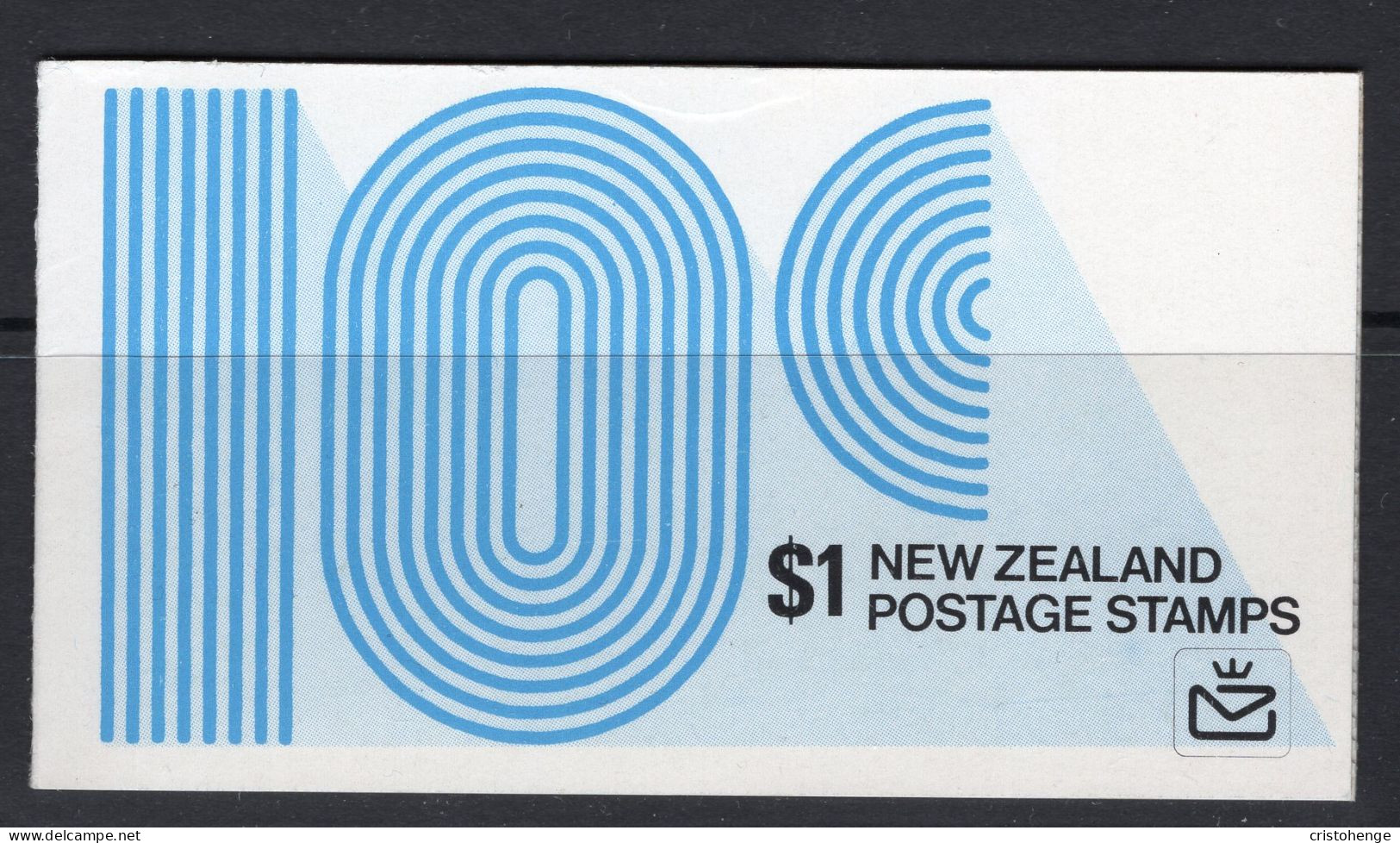 New Zealand 1977 QEII & Arms - $1 Booklet Complete (SG SB30) - Oficiales