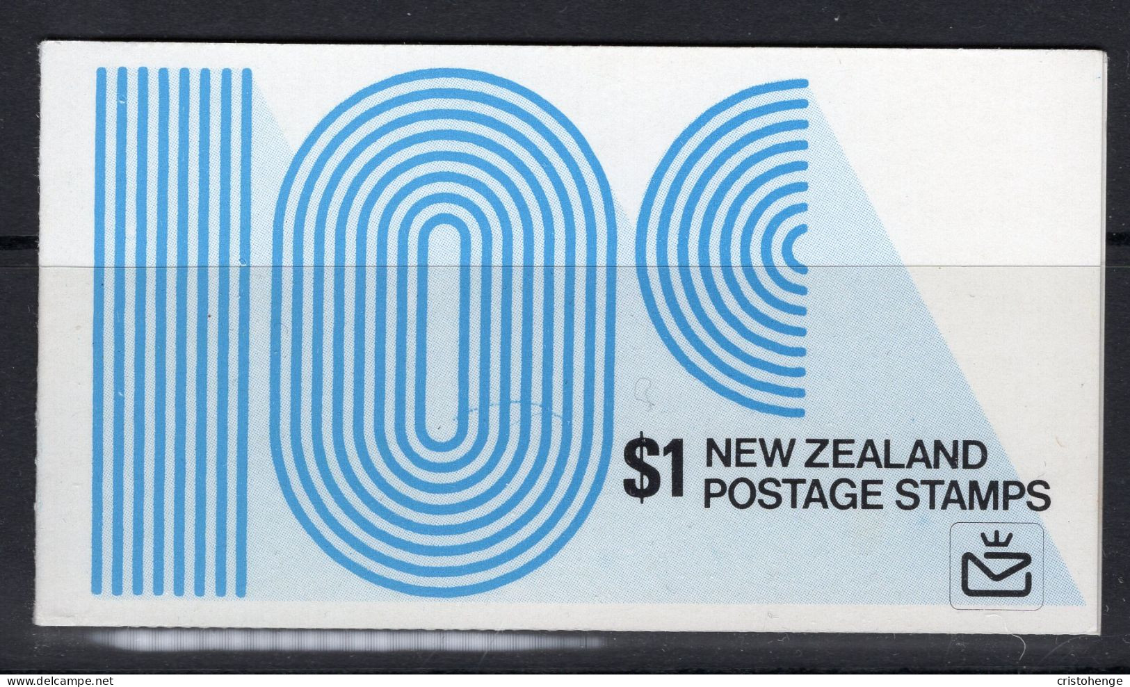 New Zealand 1977 QEII & Arms - $1 Booklet Complete (SG SB30) - Dienstmarken