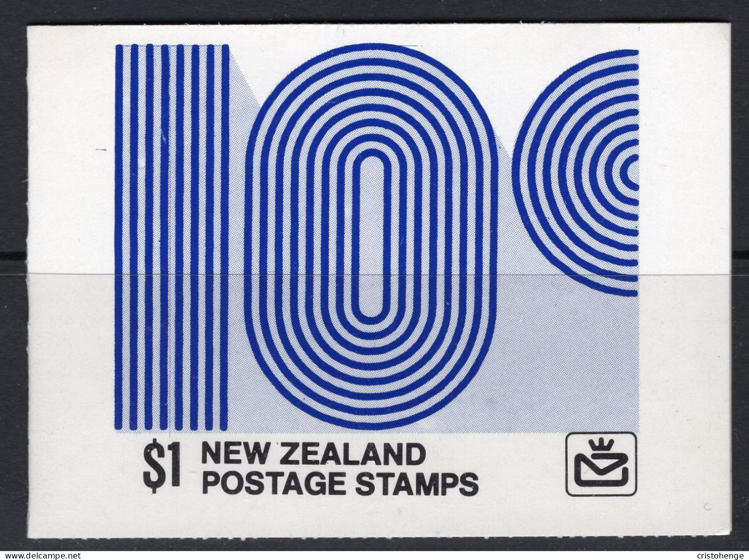 New Zealand 1978-79 QEII - $1 Booklet - Cover Setting II - Complete (SG SB31a) - Oficiales