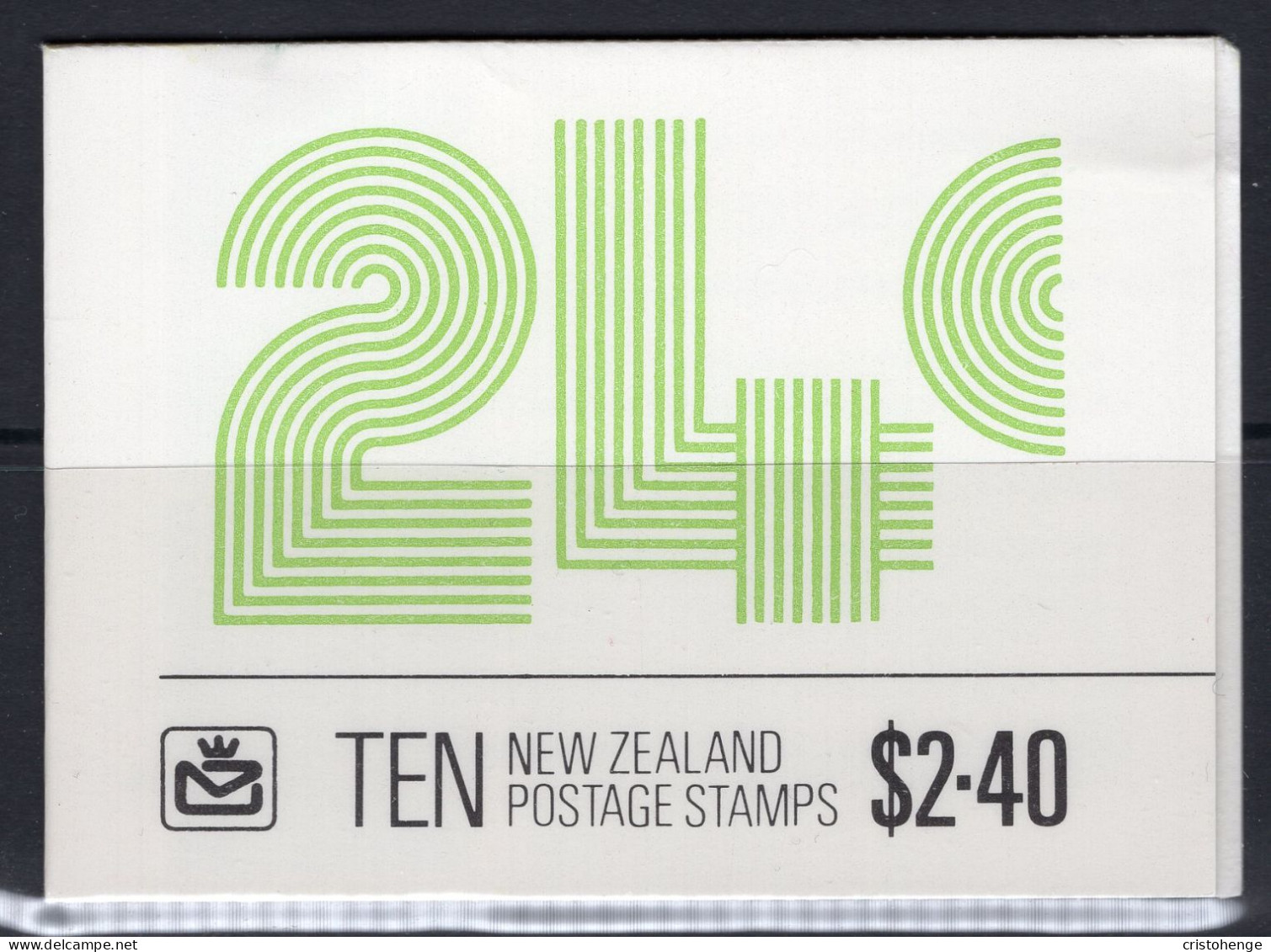New Zealand 1982 Map - $2.40 Booklet - P.12½ - Complete (SG SB37) - Dienstmarken