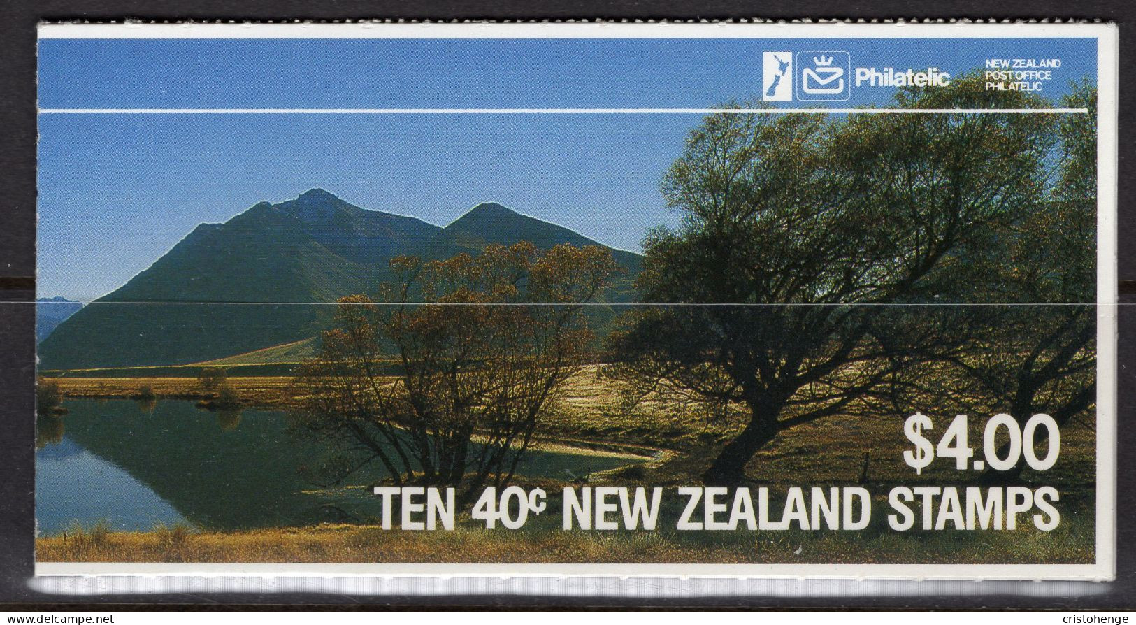 New Zealand 1987 Scenes - Ahuriri Valley - $4.00 Booklet - Logo With Crown - Complete (SG SB43) - Dienstzegels