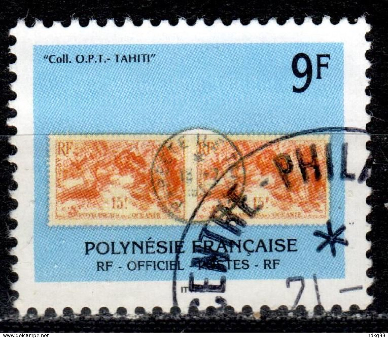 F P+ Polynesien 1997 Mi 27 Briefmarken - Oblitérés