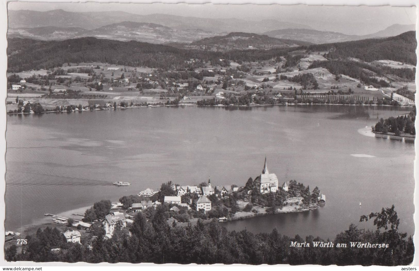 Maria Wörth Am Wörthersee (Panorama) - Gelaufen. (Franz Schilcher - Klagenfurt) - Maria Wörth