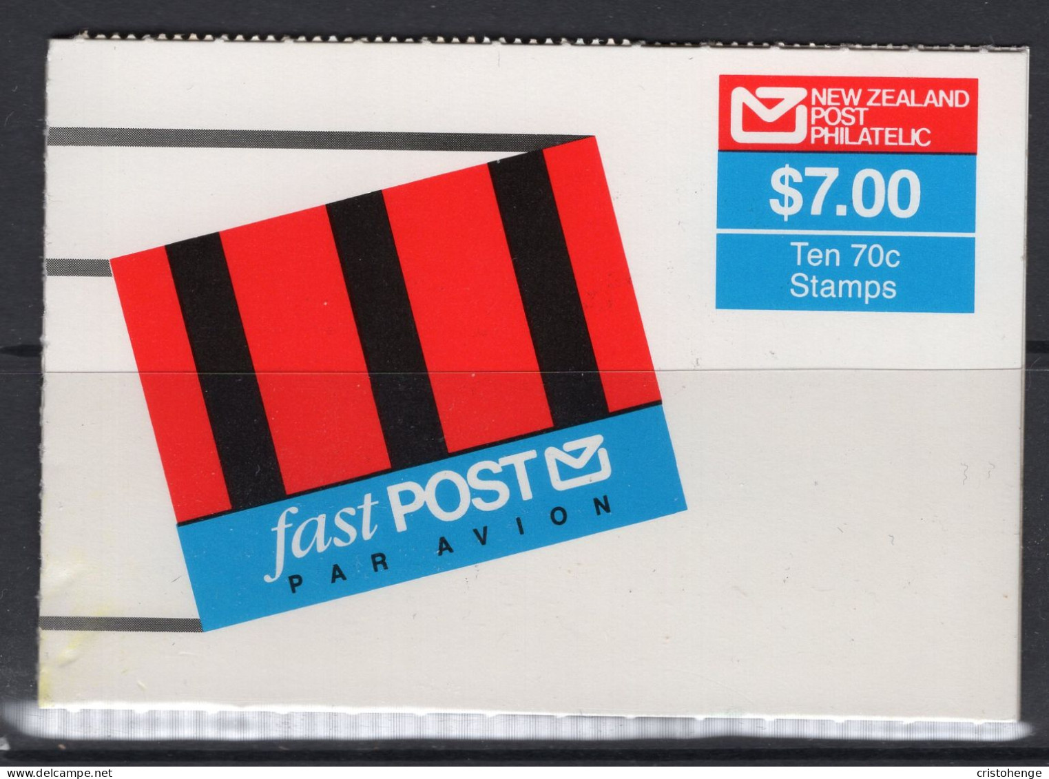 New Zealand 1988 Fast Post Service - $7.00 Booklet Complete (SG SB48) - Officials