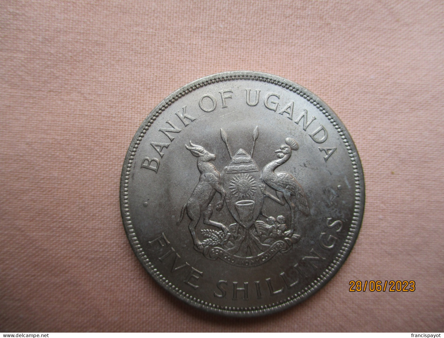 Uganda: 5 Shillings 1968 FAO - Ouganda