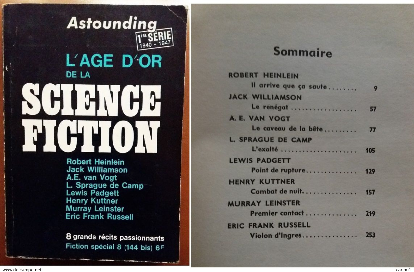 C1 Fiction Special L AGE D OR DE LA SCIENCE FICTION 1 1965 Astounding 1940 1947 Port Inclus France - Opta