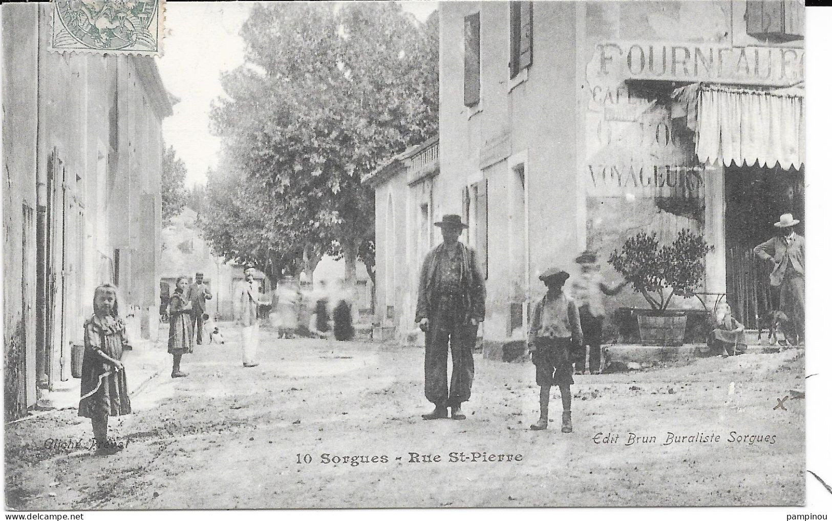 84 SORGUES - Rue St Pierre - Animée - Sorgues