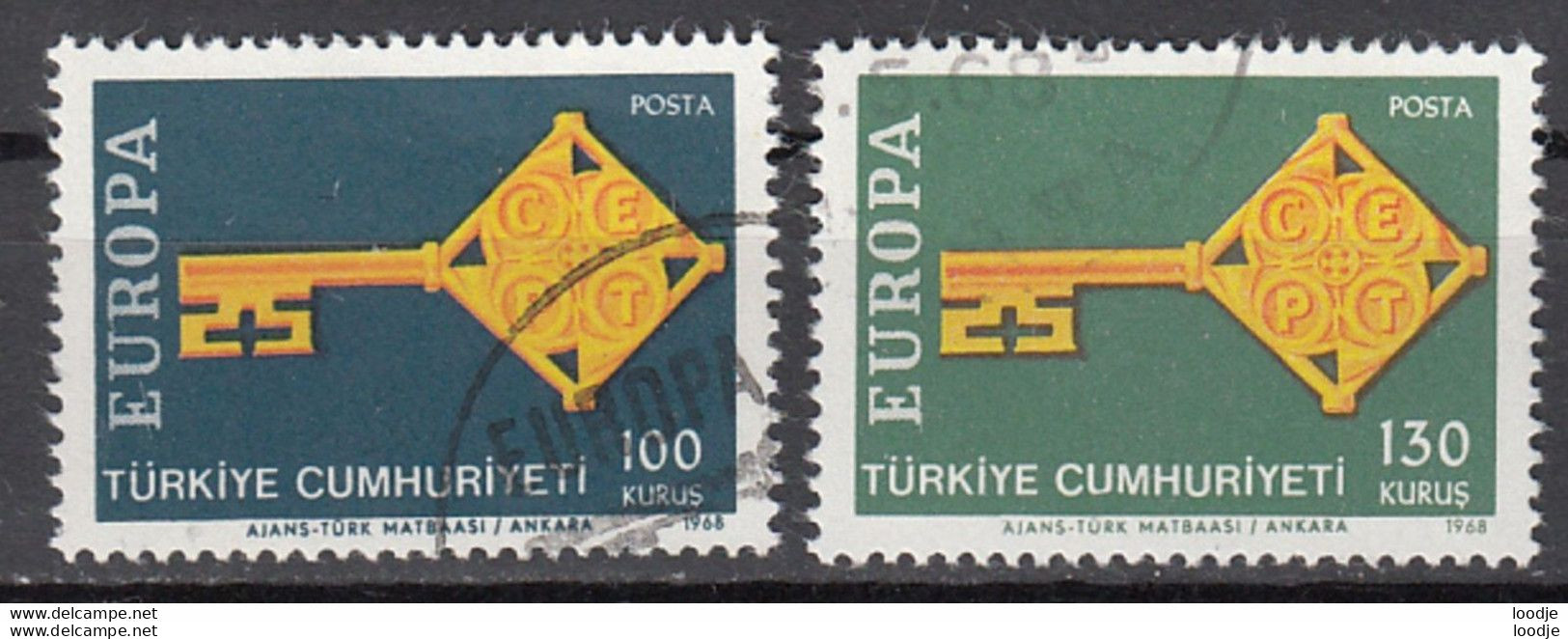 Turkije  Europa Cept 1968 Gestempeld - 1968