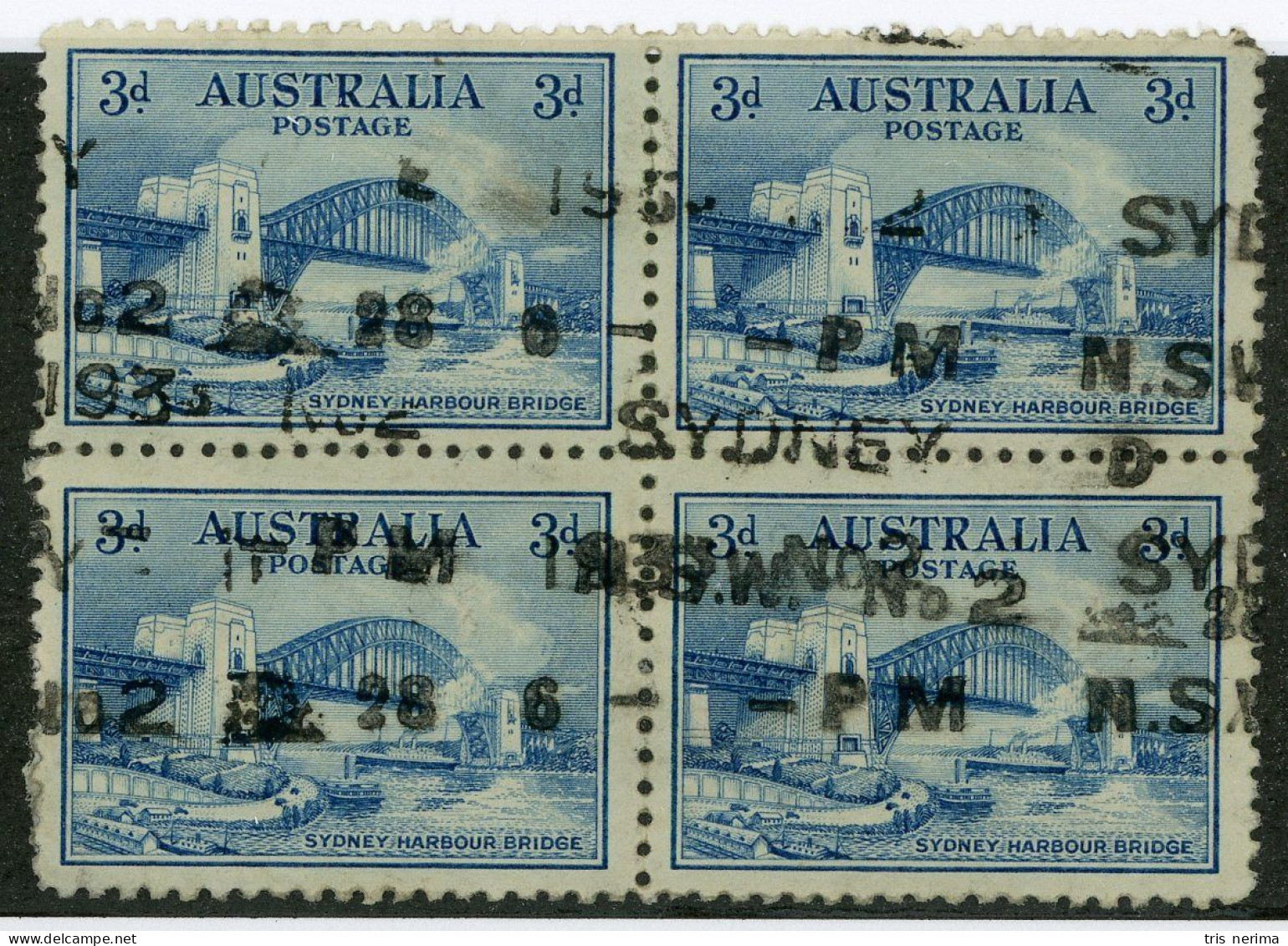 5162 BCx  Australia 1932 Scott 131 Used (Lower Bids 20% Off) - Usati