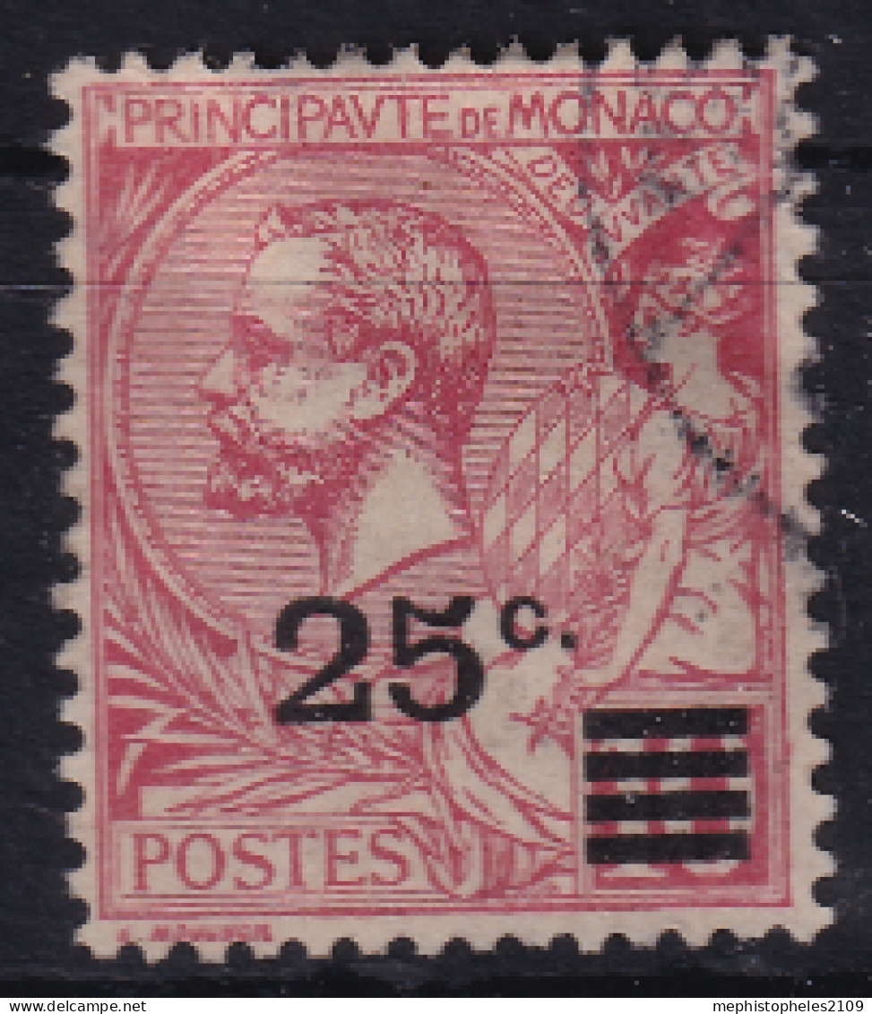 MONACO 1922 - MLH - Sc# 34 - Used Stamps