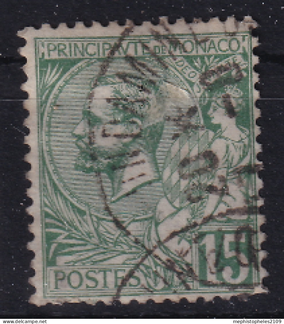 MONACO 1921 - MLH - Sc# 19 - Used Stamps