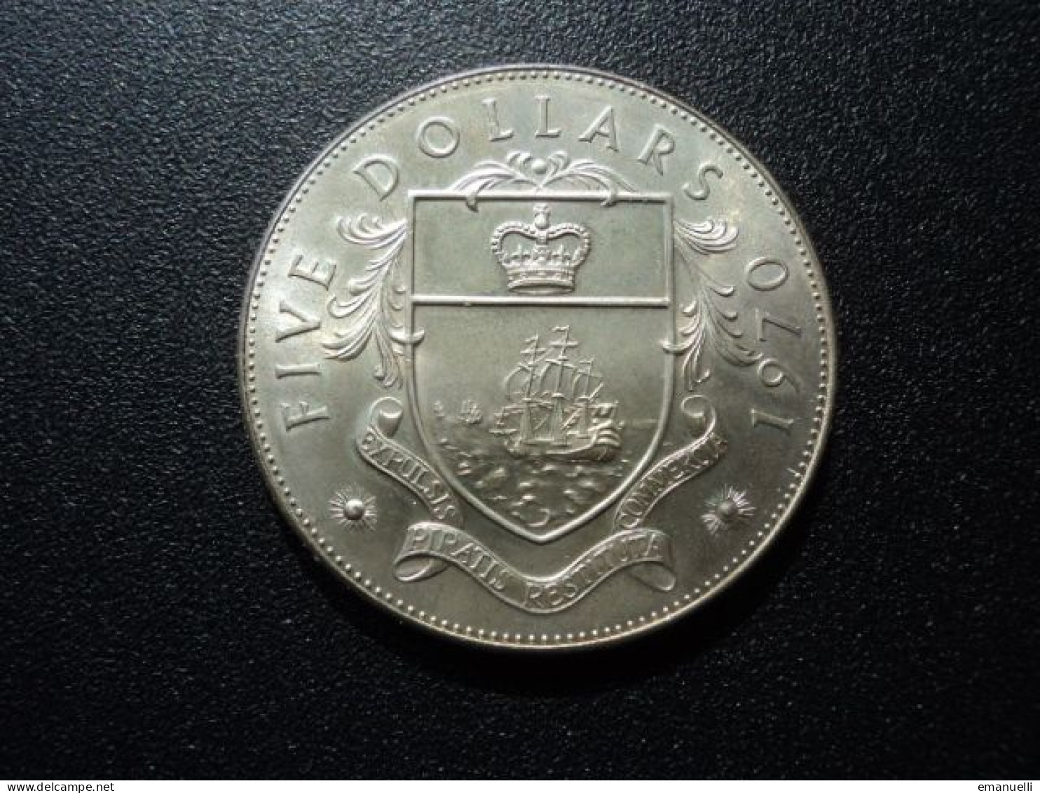 BAHAMAS * : 5 DOLLARS   1970    KM 10      SUP