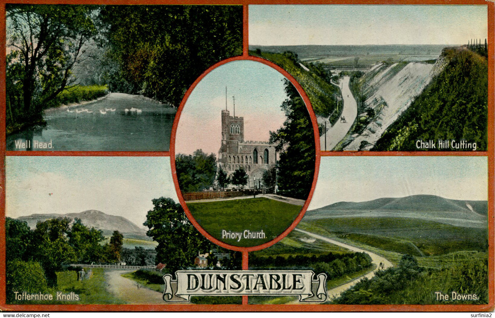 BEDS - DUNSTABLE - 5 VIEWS  Bd637 - Autres & Non Classés