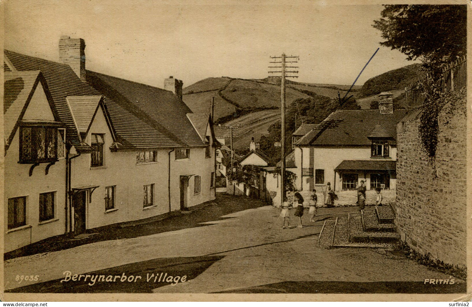 DEVON - BERRYNARBOR VILLAGE  Dv2070 - Ilfracombe