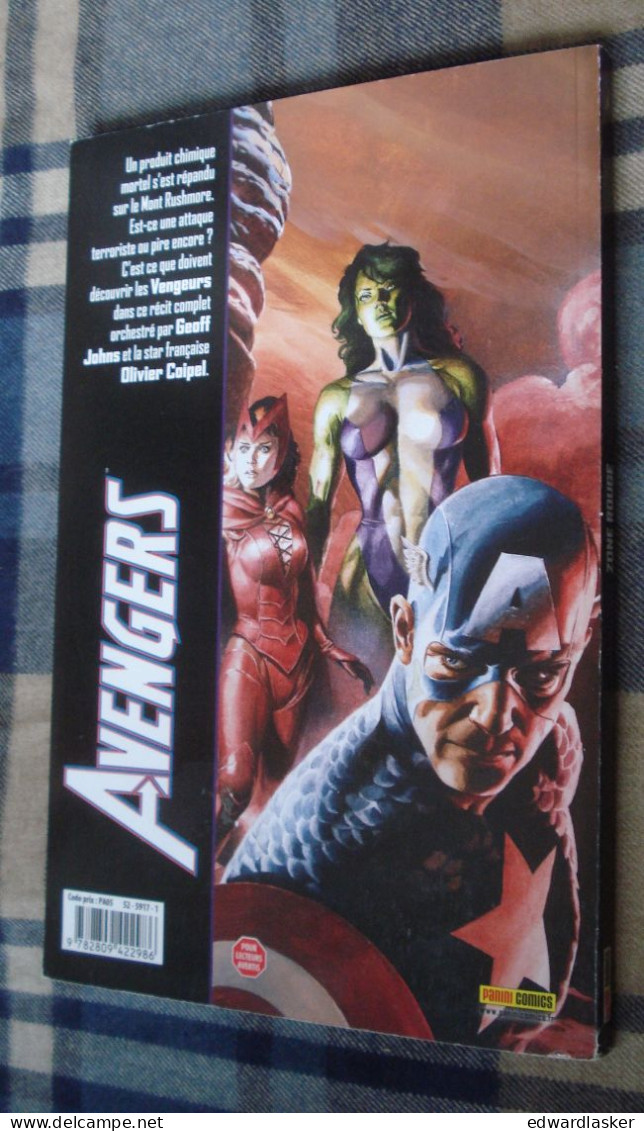 BD AVENGERS : Zone rouge - Marvel France Best Comics - Geoff Johns Olivier Coipel