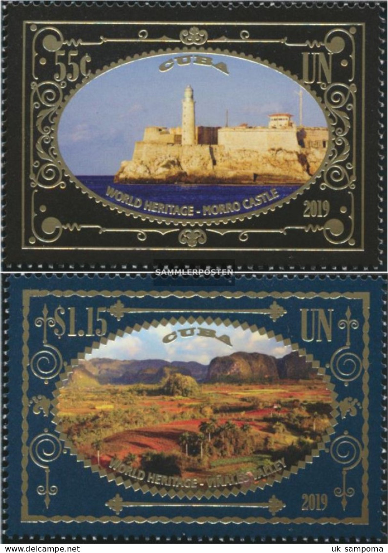 UN - NEW York 1722-1723 (complete Issue) Unmounted Mint / Never Hinged 2019 UNESCO Welterbe: Cuba - Ungebraucht