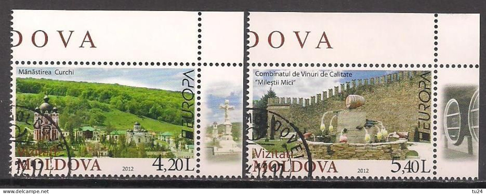 Moldawien / Moldova  (2012)  Mi.Nr.  793 + 794  Gest. / Used  (3ha08)   EUROPA - 2012