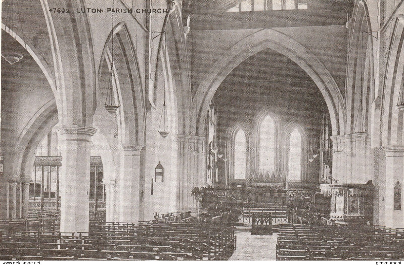 LUTON  PARISH CHURCH INTERIOR - Autres & Non Classés