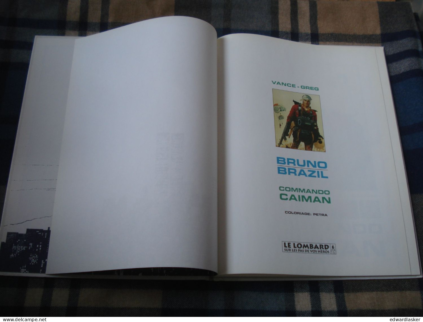 BRUNO BRAZIL 2 : Commando Caïman - Lombard 1995 - Bon état - Vance Greg - Bruno Brazil