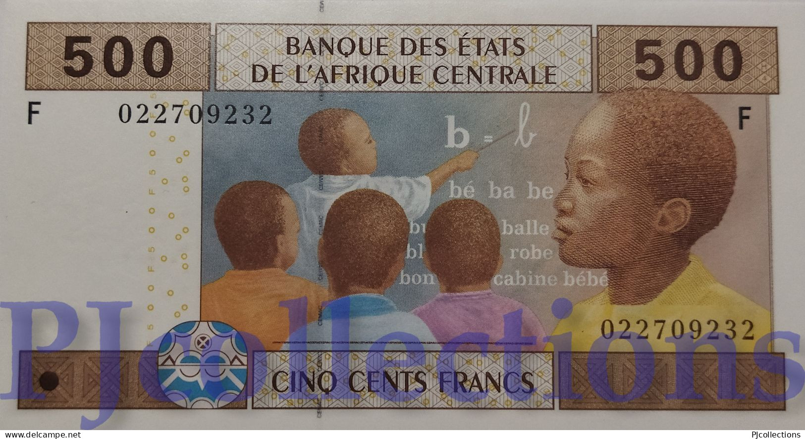 CENTRAL AFRICAN STATES 500 FRANCS 2002 PICK 506Fa UNC - República Centroafricana