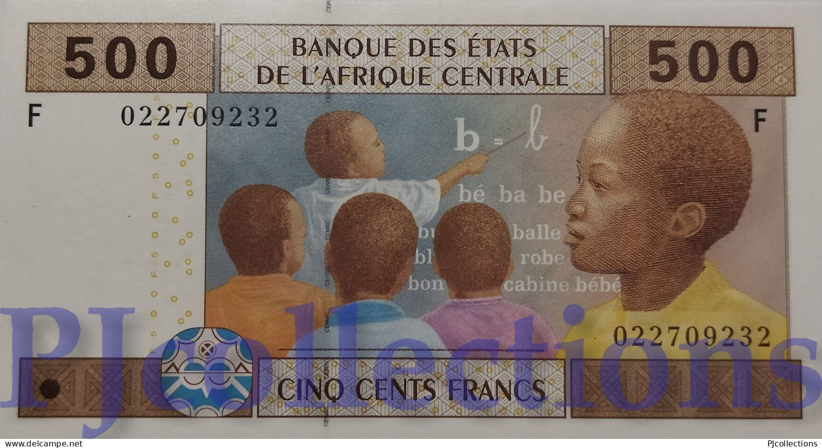 CENTRAL AFRICAN STATES 500 FRANCS 2002 PICK 506Fa UNC - Repubblica Centroafricana