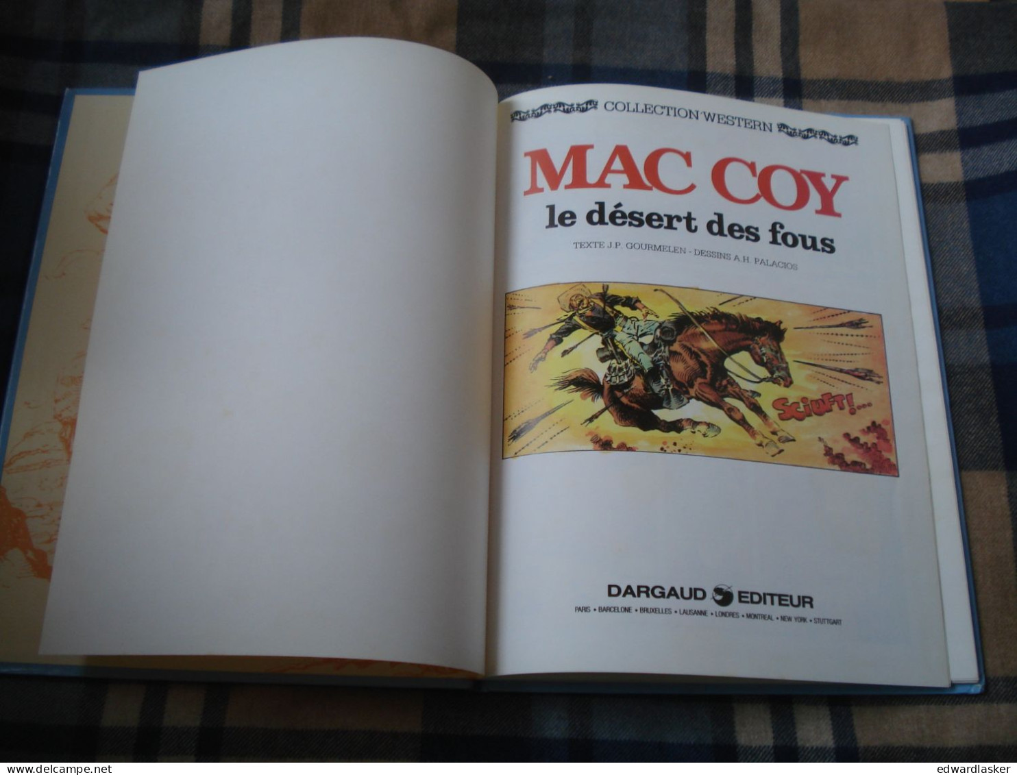 MAC COY 14 : Le Désert Des Fous - EO Dargaud 1988 - Bon état - Gourmelen Palacios - Mac Coy