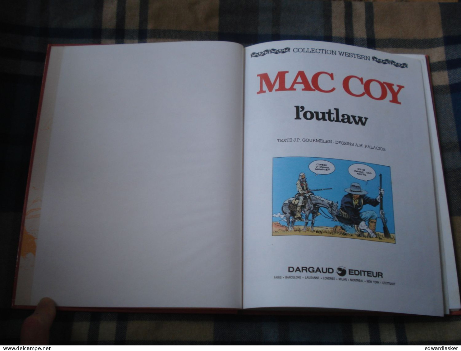 MAC COY 12 : L'outlaw - EO Dargaud 1984 - Bon état - Gourmelen Palacios - Mac Coy