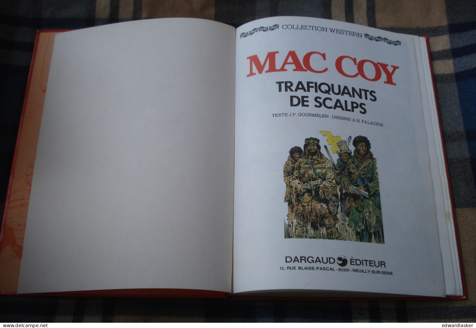 MAC COY 7 : Trafiquants De Scalps - EO Dargaud 1978 - Assez Bon état - Gourmelen Palacios - Mac Coy