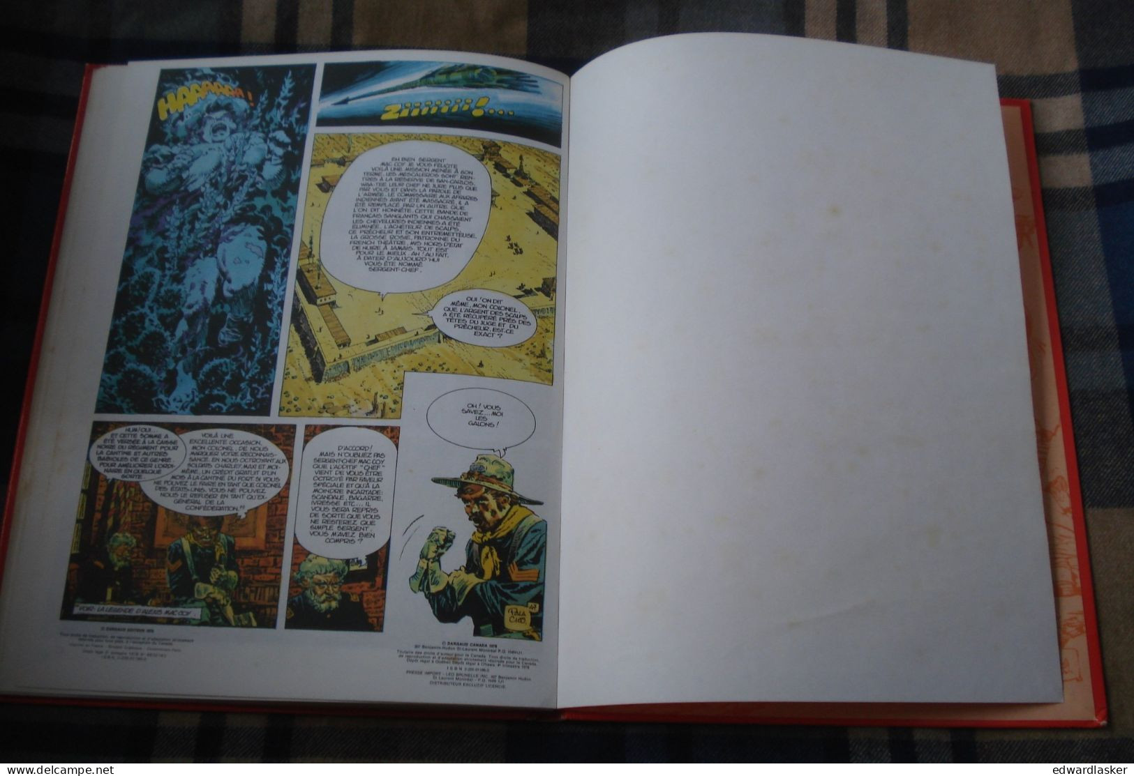 MAC COY 7 : Trafiquants De Scalps - EO Dargaud 1978 - Assez Bon état - Gourmelen Palacios - Mac Coy