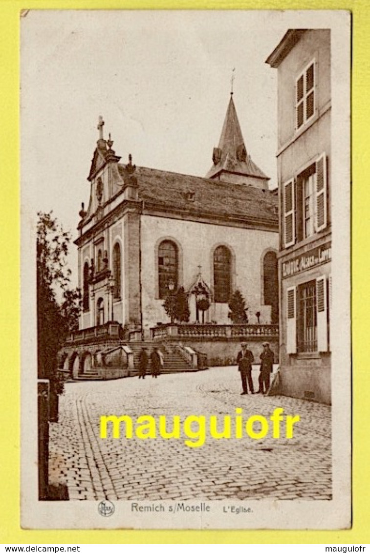 LUXEMBOURG / REMICH S/MOSELLE / L'EGLISE / 1933 - Remich