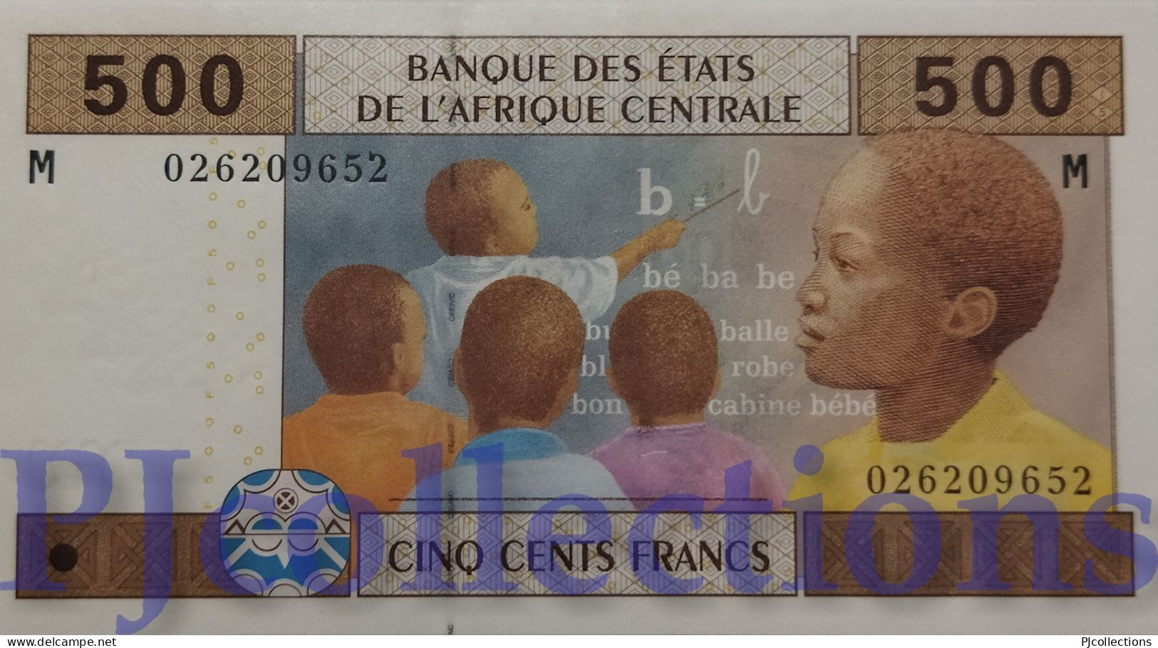 CENTRAL AFRICAN STATES 500 FRANCS 2002 PICK 306Ma UNC - Centraal-Afrikaanse Republiek