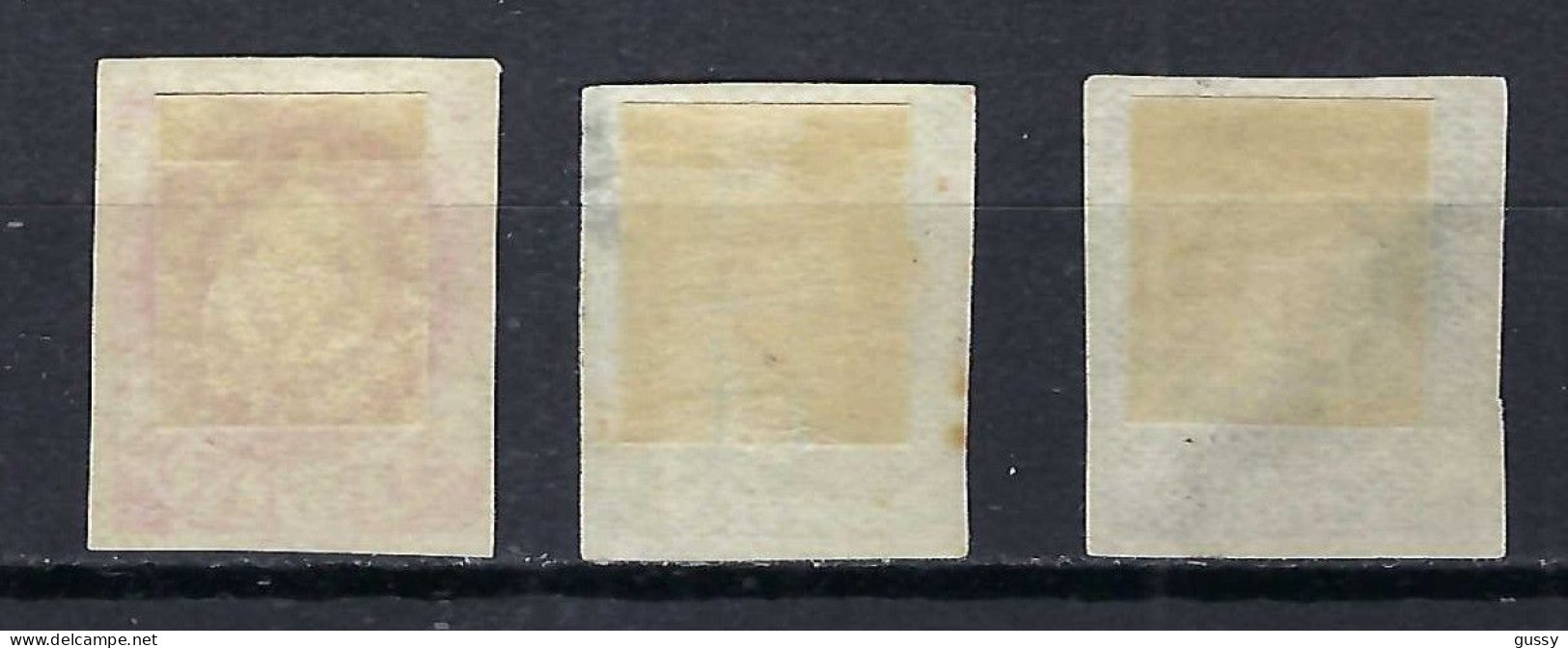 ARGENTINE Ca.1862-64: Les Y&T 5d,6c,7d Neufs(*), Réimpression (?), Petit Prix - Unused Stamps