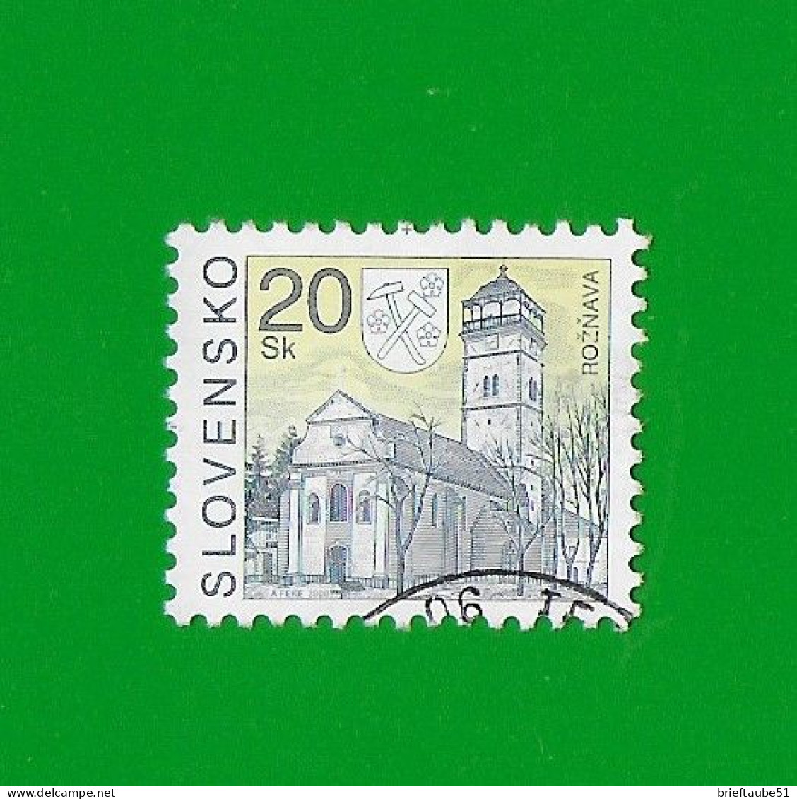 SLOVAKIA REPUBLIC 2000 Gestempelt°Used/Bedarf  MiNr. 373 #  "FREIMARKE # Städte # Wachturm" - Used Stamps