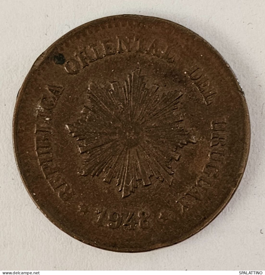 URUGUAY- 2 CENTESIMOS 1948. - Uruguay