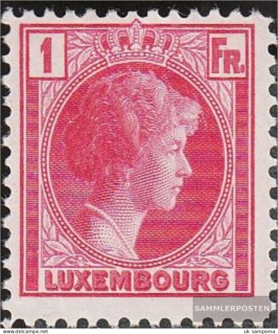 Luxembourg 224 Unmounted Mint / Never Hinged 1930 Charlotte - 1926-39 Charlotte Rechtsprofil