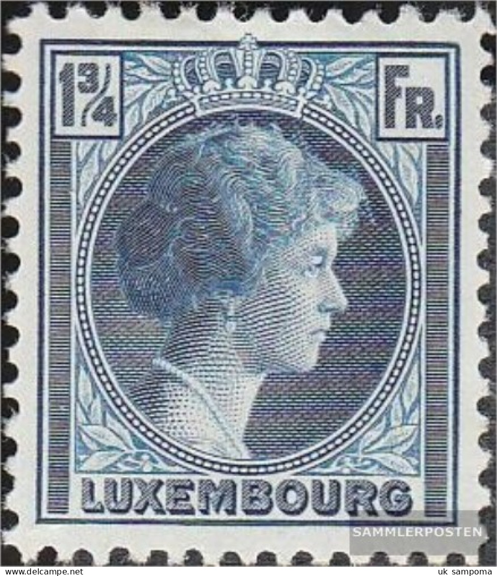 Luxembourg 226 Unmounted Mint / Never Hinged 1930 Charlotte - 1926-39 Charlotte Rechtsprofil