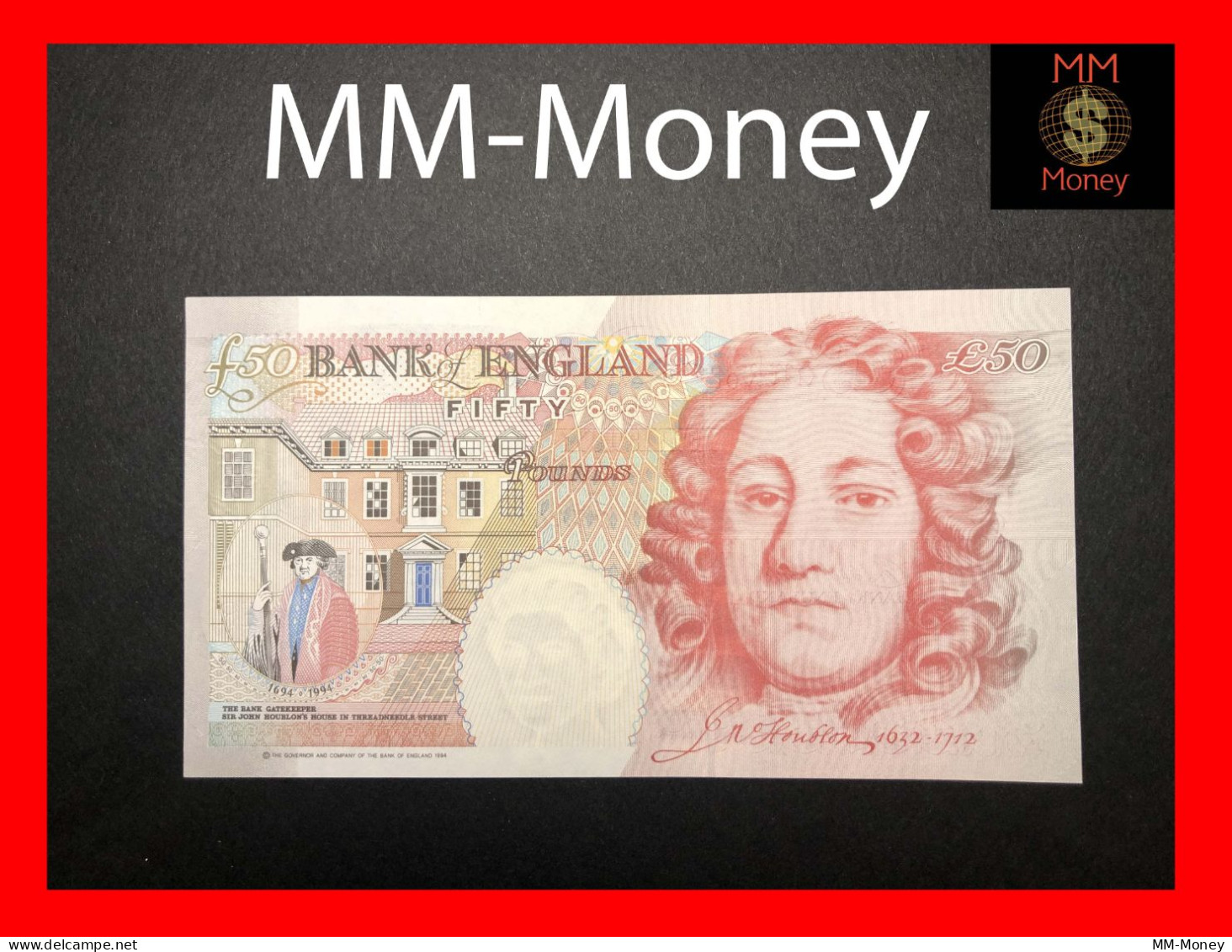 United Kingdom - England - Great Britain  50 £  1994  P. 388    "sig. A. Bailey"    UNC - 50 Pounds