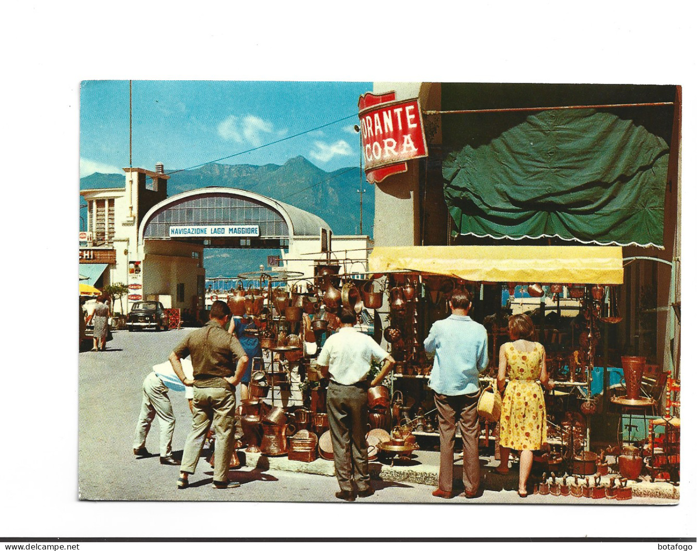 CPM LUINO , LAGO MAGGIORE En 1969!  (voir    Timbre) - Luino