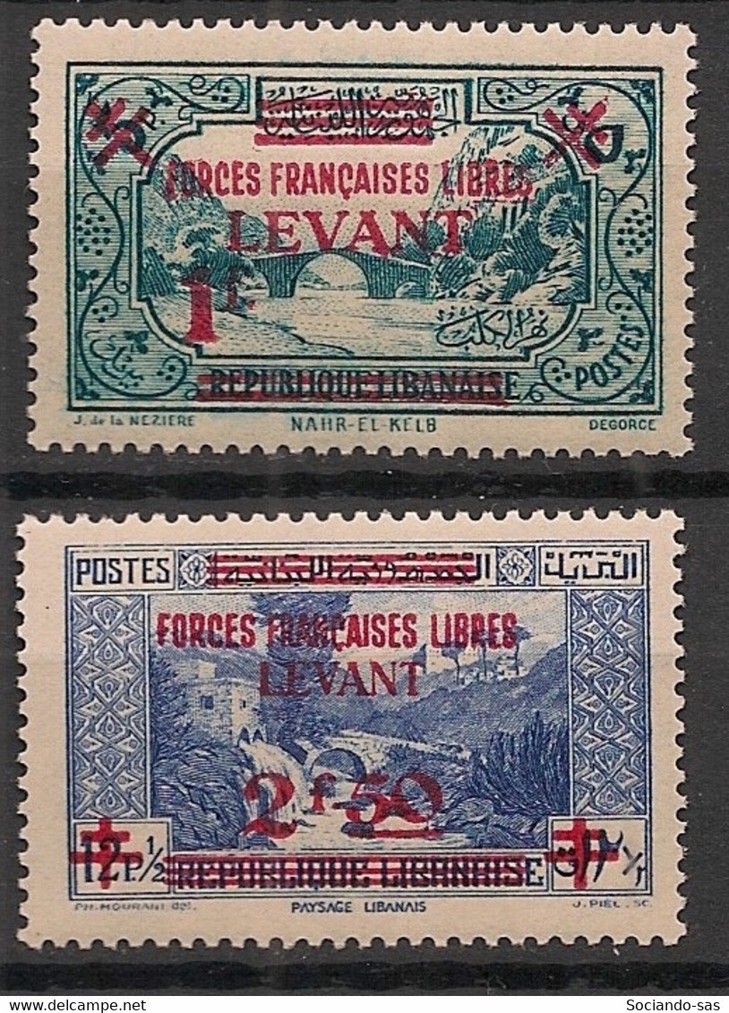 LEVANT - 1942 - N°Yv. 42 Et 43 - Forces Françaises Libres  - Neuf Luxe ** / MNH / Postfrisch - Nuovi