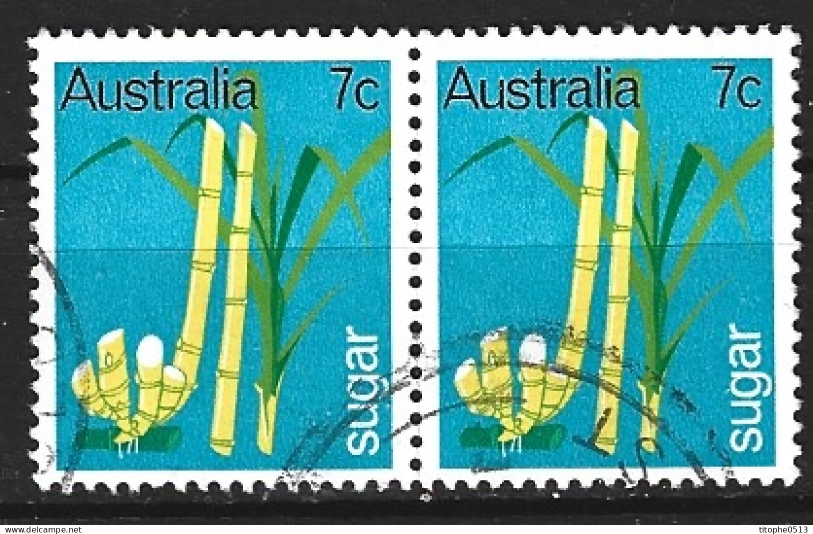 AUSTRALIE. N°388 Oblitéré De 1969. Canne à Sucre. - Agriculture