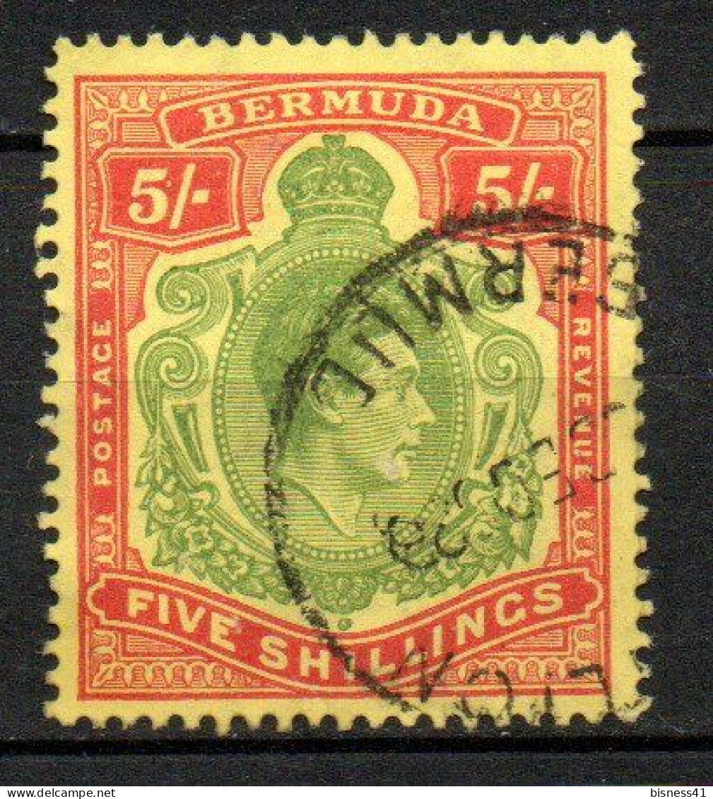 Col33 Colonie Britannique Amérique Nord Bermudes 1910 N° 50 Oblitéré Cote : 90,00€ - Bermuda