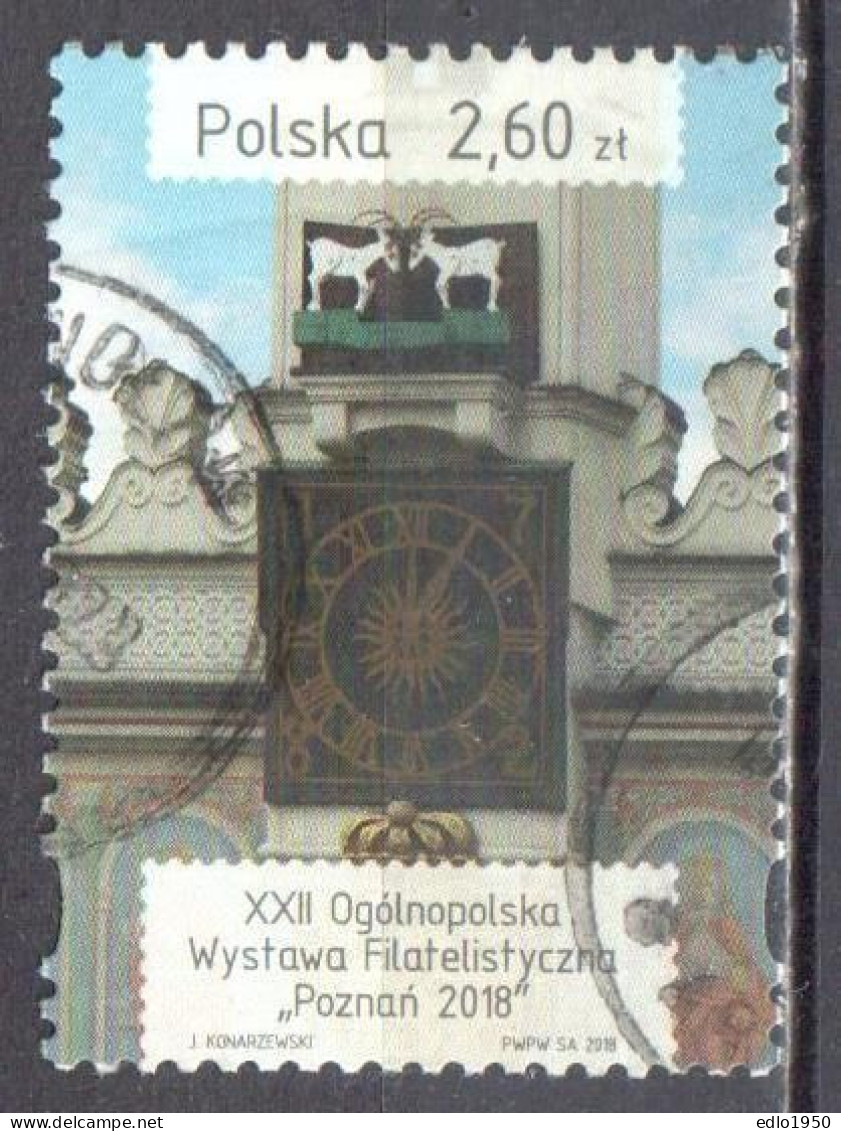 Poland  2018 - National Philatelic Exhibition Poznań- Mi 5022 - Used - Oblitérés