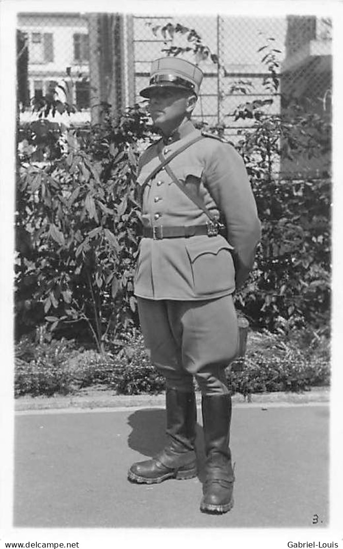 Carte-Photo Armée Suisse Militaria Schweizer Armee Militär Officier Offizier - Autres & Non Classés