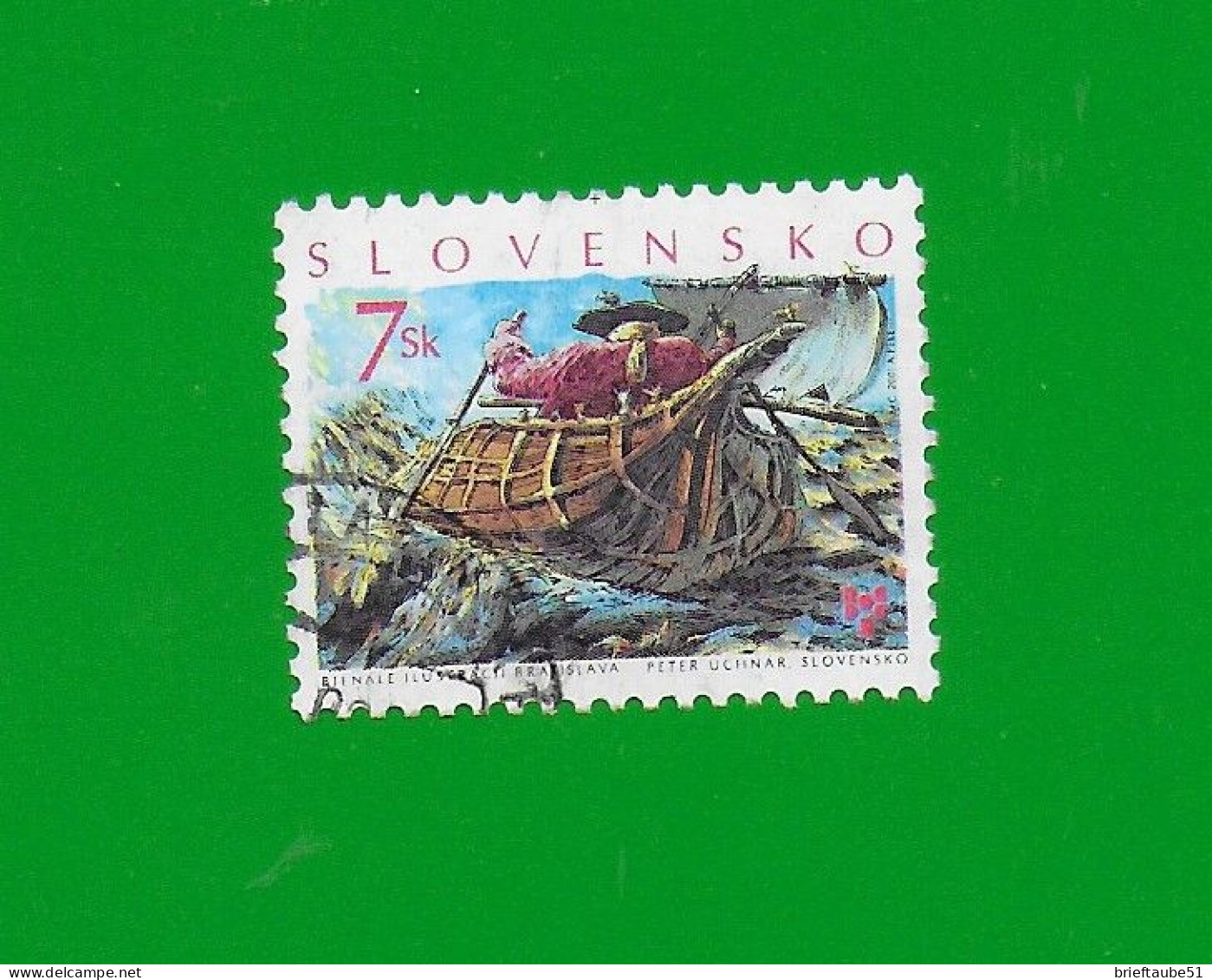 SLOVAKIA REPUBLIC 2001 Gestempelt°Used/Bedarf  MiNr. 404 #  "GULLIVERS Reisen" - Oblitérés